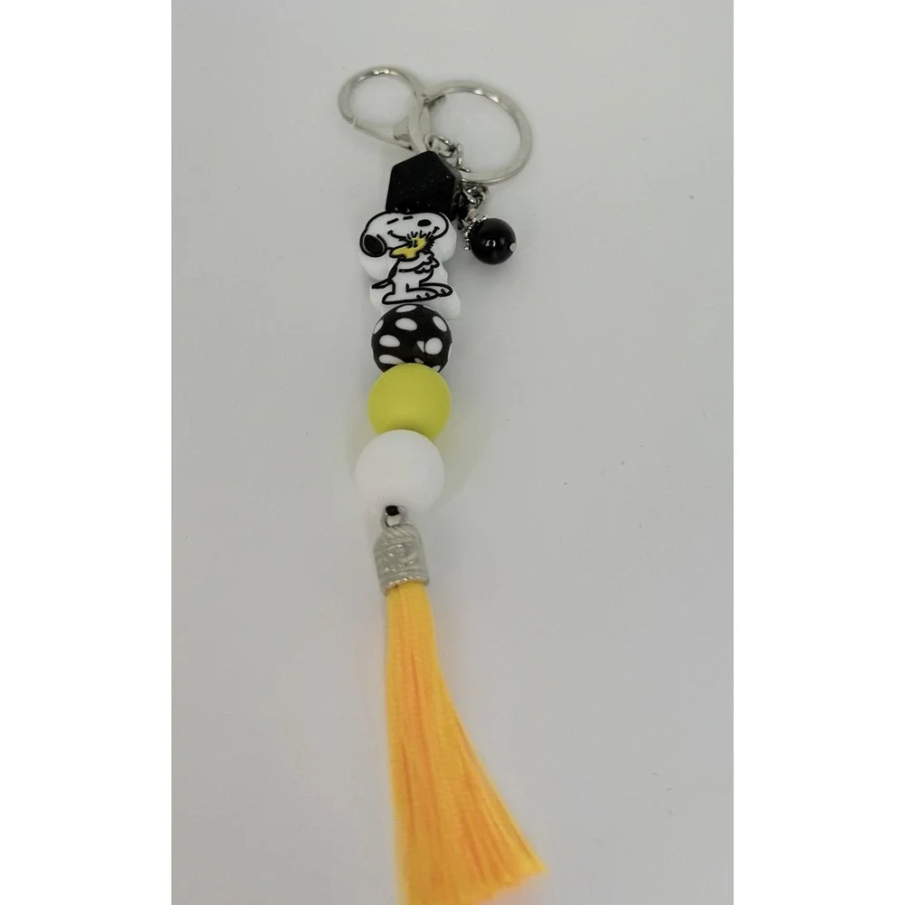 Snoopy Key Chain With Tassel